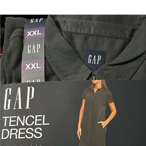 GAP Black Tencel Dress XXL